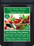 Vegetable Seed Kit 12 Packs 25+ Varieties 7,600+ Seeds Bonus Crimson Watermelon Beans-Tomato-Peppers-Cucumber-Radish-Lettuce-Peas & More seeds bulk