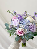 Lilac Rose Bridal Bouquet: Lavender, Blush & Eucalyptus Wedding Flowers wedding flower