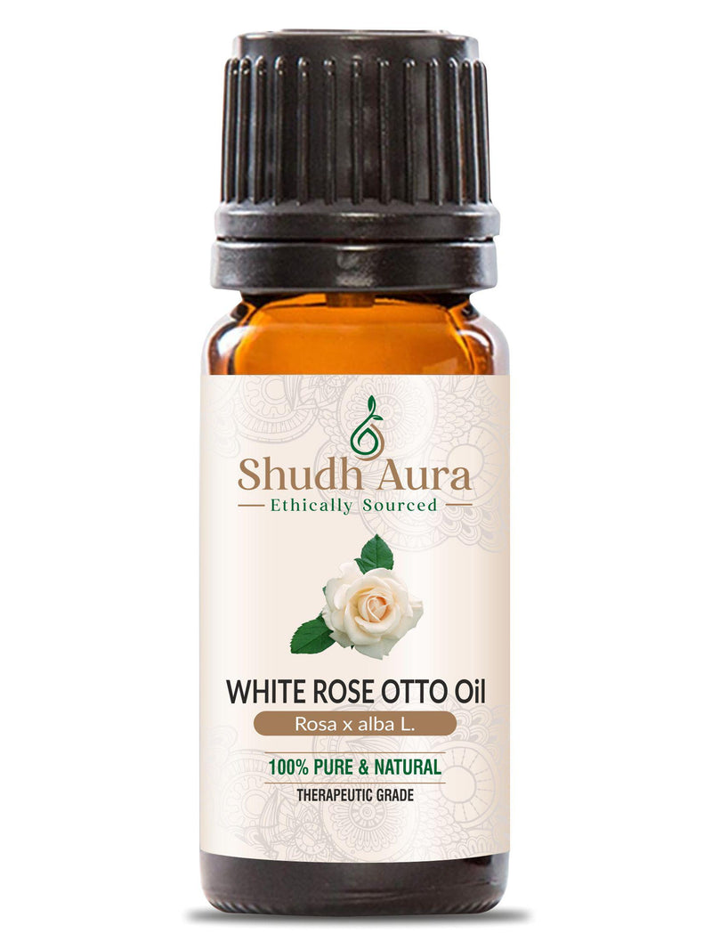 Bulgarian White Rose Otto Essential Oil - Rosa Alba, 100% Pure, Natural, Undiluted Oils for Aromatherapy, Diffuser, & DIY - 5 ML To 1000 ML FLOWER DELIVERY