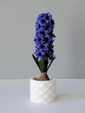 Handmade Hyacinth Fake Plant: Home housewarmin Decor Gift faux plants