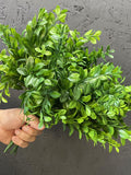 14" Faux boxwood bush | Artificial Plant | Greenery | DIY Floral | Wall/HomeWedding Decoration - Dusty Green faux plants