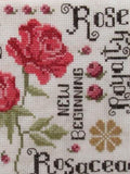 Counted Cross Stitch Pattern, Rose, Valentine Decor, Petal Talk Collection, Love, Romance, Flowers, KiraLyn's Needlearts, PATTERN ONLY Love Romance Flower