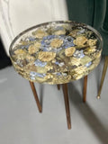 Memorial Flower Preservation Table, Funeral Flower Keepsake, Custom Resin Table from Real Flowers, Sympathy Gift, Deposit sympathy flower