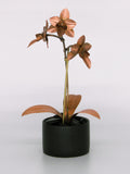 Metal Orchid #2 Copper Flower ANNIVERSARY