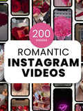Valentine's Day and Love / Romance Aesthetic Video Reels for Instagram Reels + Tiktok | Digital Marketing, Social Media Coaches, | MRR | PLR Love Romance Flower