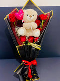 Teddy & Roses Bouquet Bouquet