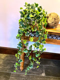 Artificial Variegated Trailing Ivy - 100cm With or Without Pot faux plants