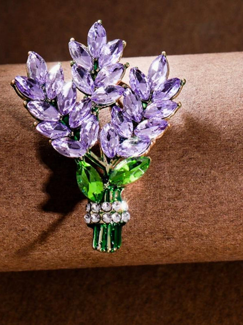 Set of 2pcs bulk lot purple Lilac  flower enemal metal   pin diy  craft  lady fashion backpack hat cap  about  3x4cm FLOWER DELIVERY