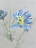 Faux Light Blue Cosmos Spray - High Quality Artificial Flower / Wedding / Bouquet / Living Room / Design / Home Decoration / Craft / Vase silk flower