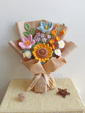 Crochet Sunflower Bouquet: Handmade Floral Arrangement Bouquet