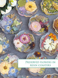 Preserved Wedding Flower Resin Tray: Bridal Bouquet Coasters wedding flower
