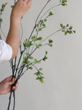 Artificial Green Leaf Branches, Decorative Plant Stem, Minimalist Style, High-Quality Artificial Plant, Office/Wedding/Home Decoration/Gifts faux plants