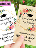 Custom Graduation Seed Packets, Bulk Graduation Party Favors for Guests, 2025 Grads Congratulations Gift, Class of 2025 Floral Seed Favors seeds bulk