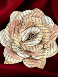 Personalised Paper Rose | Anniversary Wedding Keepsake | Valentines day ANNIVERSARY