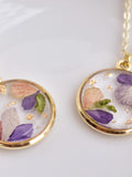 Custom Wedding Bouquet Necklace: Pressed Flower Resin Jewelry Keepsake wedding flower