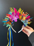 Festival hair crowns, festival flower crown, flower crowns, bright flower crowns, music festival hair band, hair crown, flower crowns FLOWER DELIVERY