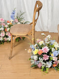 Pastel Wildflowers Aisle Flowers, Wildflowers Wedding Decor, Aisle Decoration, Floor Flowers, Barrel Flowers, Alter Flowers, Ground Flowers FLOWER DELIVERY