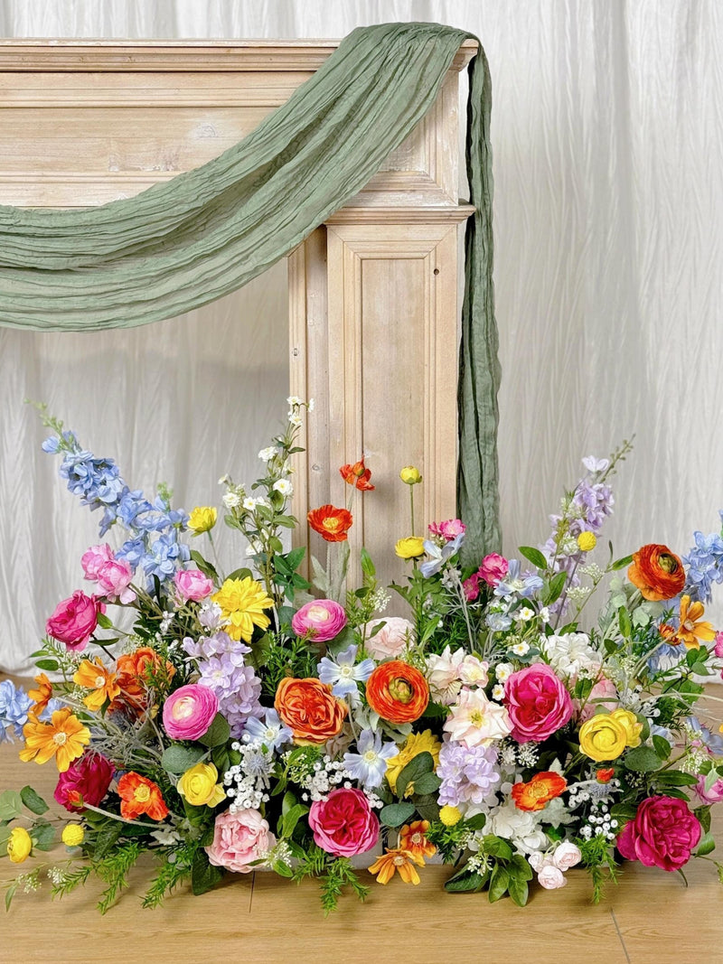 Wildflowers Aisle Flowers, Wildflowers Theme Wedding Decor, Aisle Decoration, Floor Flowers, Mantel Flowers, Alter Flowers, Ground Flowers wedding flower