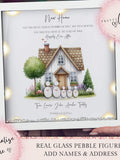 Personalised new home Gift, Couples Photo frame, Gift for Her, Newlywed gift, gifts for Her, moving house, House warming, First home gift house warming flower