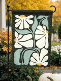 Flower Garden Flag, Yard Art, Floral Art, House Warming Gift, Porch Decor, Spring Decor, Garden Art, Retro Garden Flag, Cute Garden Flag house warming flower