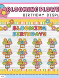 Blooming Flowers Birthday Bulletin Board Kit: Classroom Decor (Digital Download) birthday flower