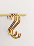 Solid Brass S Hook, Towel, Pot, Kitchen Utensil Hanger FLOWER DELIVERY