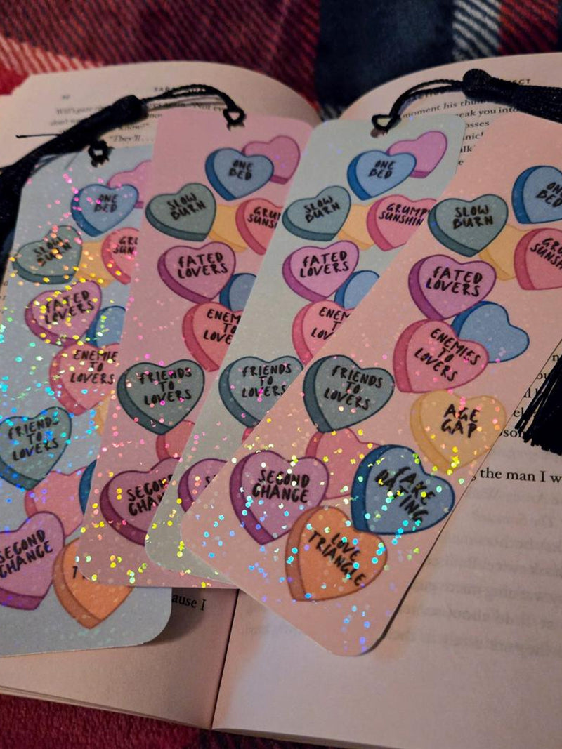 Romance Tropes Bookmarks | Romance Tropes | Romance Girly | Bookmarks | Romance | Book Essentials | Booklover | Bookish Things | Love Romance Flower