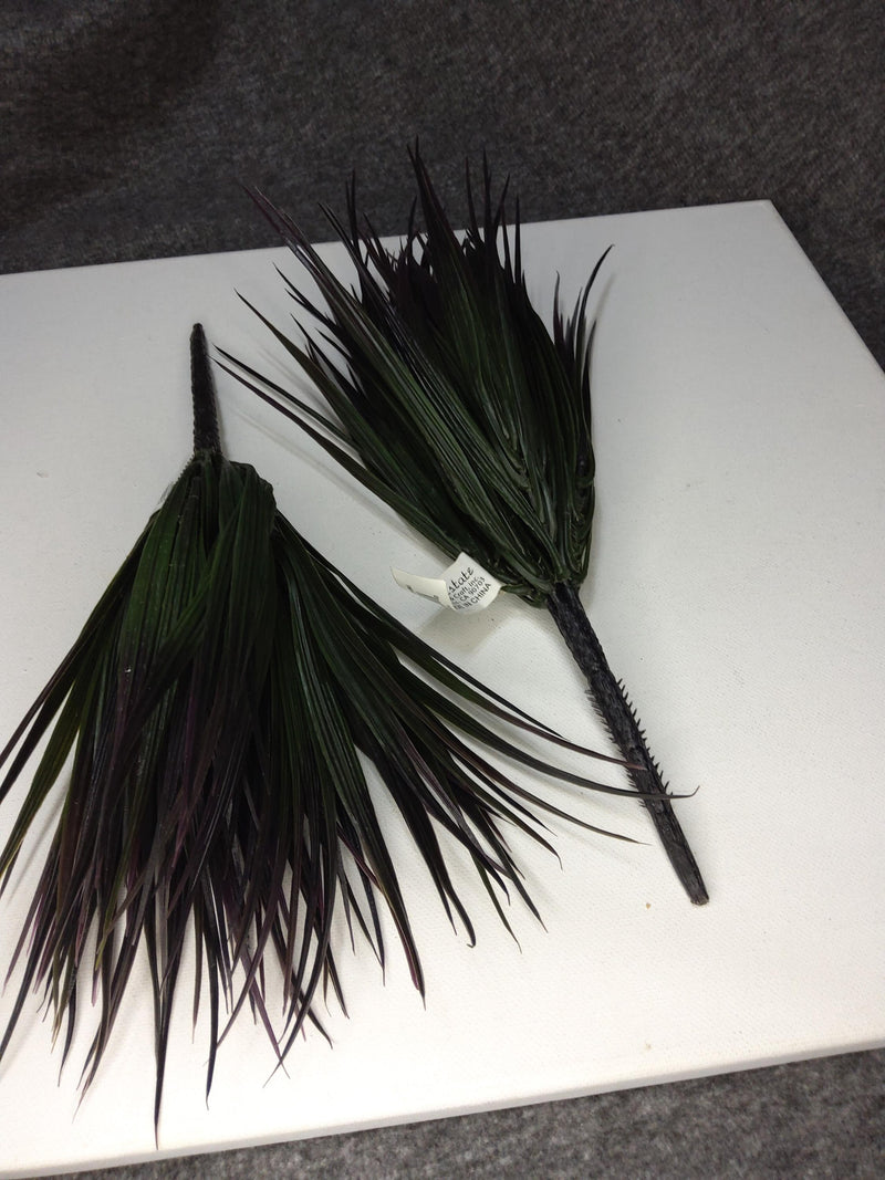 faux plant (2 pieces) artificial greenery - vanilla grass bush faux plants