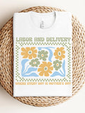 Labor and Delivery Nurse Shirt Mother's Day L&D Nurse Shirt Easter Obstetrics Nurse Tee Spring LD Nurse TShirt Floral LDRP Shirt Boho FLOWER DELIVERY