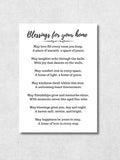 Housewarming Blessing Card Printable New Home Gift Spiritual Home Keepsake Christian Housewarming Gift New Homeowner Congratulations Card house warming flower