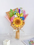 Crochet Flowers Bouquet, Sunflower, MotherÕs Day Gift, Home Decor, Gift for Her, Handmade Flowers, Wife, Girlfriend, Appreciation Gift Bouquet