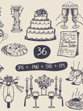 Valentine Hand-Drawn SVG: Hearts, Flowers, Love Letters (Digital Download) Love Romance Flower