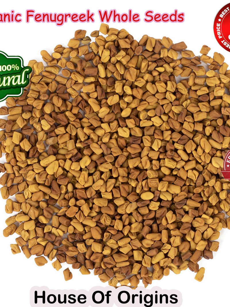 5 KG Bulk Organic Fenugreek Whole Seeds: USDA Certified seeds bulk