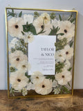 Custom Pressed Flower Preservation, Pressed Flower Frame, Memorial Flowers wedding flower