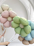 Daisy Flower Balloon Set - Pastel Aluminum Film Balloons for Spring Celebrations, Baby Showers, and Garden Parties birthday flower
