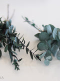 Bunch of preserved natural eucalyptus, eucalyptus cinerea or parvifolia, Natural foliage for decoration & floral creations FLOWER DELIVERY