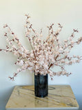 Artificial Sakura Branch: Silk Cherry Blossom, Ivory Floral Decor faux plants