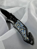 Pocket knife, Wedding Flowers, Memorial Flowers, Resin sympathy flower