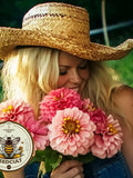 Benary's Giant Pink Zinnia Seeds, Largest Giant Zinnia, Zinnia Elegans ZE1625 flower seeds