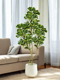 Faux Ficus Tree: Artificial Plant for Home Decor (76/115 cm) faux plants