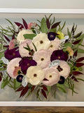 Wedding Bouquet Preservation, Pressed Flower Preservation, Framed Bouquet Preservation, Custom Bridal Flowers, Art, Wedding Gift Keepsake, Bouquet