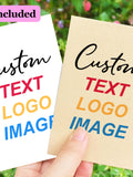 Bulk Custom Seed Packets with Text/Logo/Image/Personalized Flower Seed Packets Favors for Guests/Business Favor Seed Envelope/Corporate Gift seeds bulk