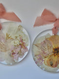 Custom Resin Flower 4" Ornament | Dried Flower Keepsake | Wedding Bouquet Preservation Ornament wedding flower