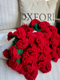 Handmade Carnation Bouquet Blanket Ð Cozy, Floral Crochet Throw That Blooms When You Pinch Bouquet