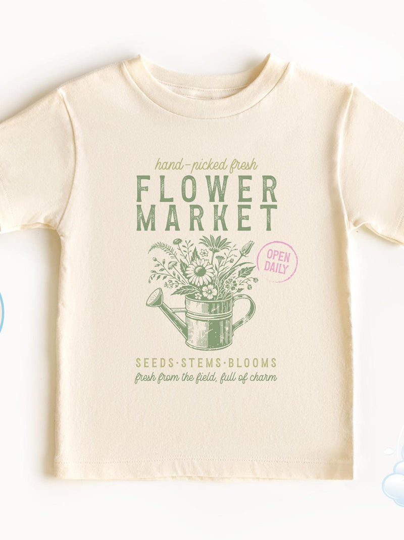 Flower Market - Fresh Picked - Flower Toddler T-Shirt - Fresh Flowers Delivery - Picked - Freshly - Fresh Flowers Sign - Fresh Cut Flowers FLOWER DELIVERY