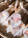 Handmade Floral Candle Bouquet: Lollipop Flower, Unique Home Decor Bouquet