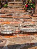 London 1812- Embellished Metal Wire Flower Baskets- Set of 2 - Color options house warming flower