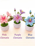 Handmade Crochet Flowers: Rose, Lily, Lavender, Daisy house warming flower