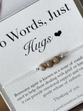 Grief & loss bracelet, emotional healing, Bereavement gift, Comfort Support Crystals, Thinking Of You Gifts, Grief Support Memorial Keepsake sympathy flower