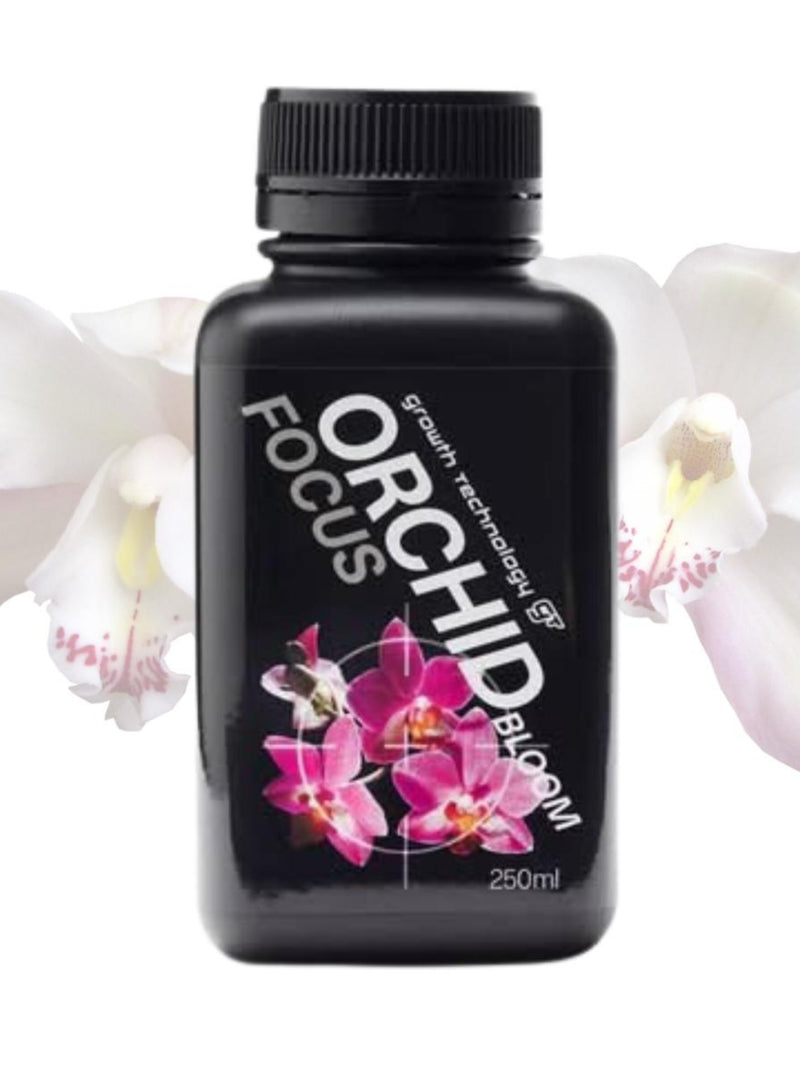Growth Technology Orchid Bloom Focus 250 mL Liquid Fertilizer for Flowering Orchids flower spore